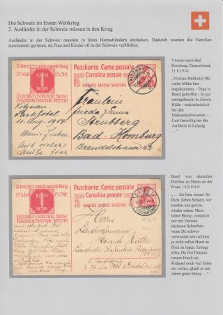 SWITZERLAND IN THE FIRST WORLD WAR – sheet 10