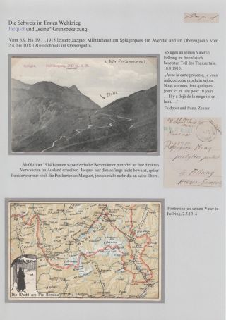 SWITZERLAND IN THE FIRST WORLD WAR – sheet 14