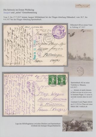 SWITZERLAND IN THE FIRST WORLD WAR – sheet 16
