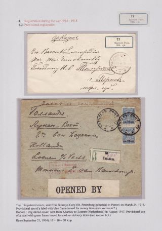 REGISTRATION IN CZARISTIC RUSSIA – sheet 64