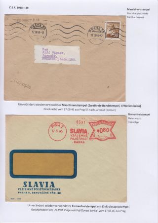 POŠTOVNÍ RAZÍTKA V ČECHÁCH A NA MORAVĚ V POVÁLEČNÉM OBDOBÍ PO OSVOBOZENÍ 1945 – list 9