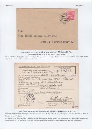 POŠTOVNÍ RAZÍTKA V ČECHÁCH A NA MORAVĚ V POVÁLEČNÉM OBDOBÍ PO OSVOBOZENÍ 1945 – list 15