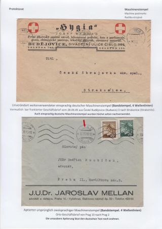 POSTMARKS IN BOHEMIA AND MORAVIA DURING THE POST-WAR PERIOD AFTER WORLD WAR II – sheet 25