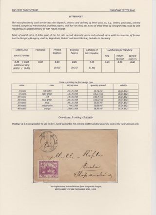 HRADCANY - POSTAL USE OF THE FIRST DRAWING – sheet 2