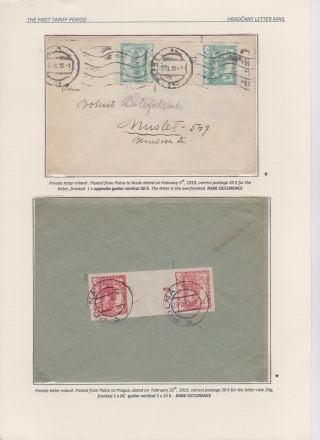 HRADCANY - POSTAL USE OF THE FIRST DRAWING – sheet 9