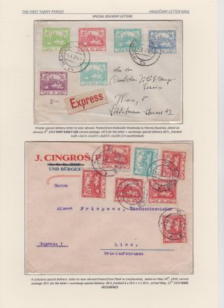 HRADCANY - POSTAL USE OF THE FIRST DRAWING – sheet 14