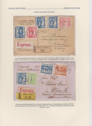 HRADCANY - POSTAL USE OF THE FIRST DRAWING – sheet 23