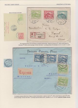 HRADCANY - POSTAL USE OF THE FIRST DRAWING – sheet 34