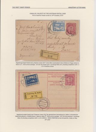 HRADCANY - POSTAL USE OF THE FIRST DRAWING – sheet 38