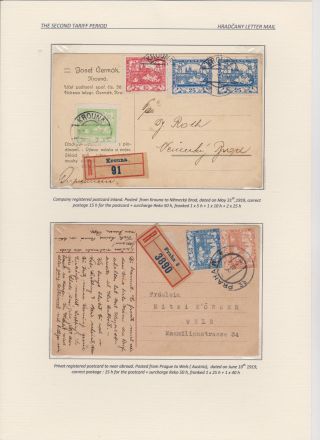 HRADCANY - POSTAL USE OF THE FIRST DRAWING – sheet 65