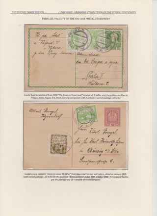 HRADCANY - POSTAL USE OF THE FIRST DRAWING – sheet 87