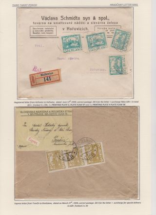 HRADCANY - POSTAL USE OF THE FIRST DRAWING – sheet 111