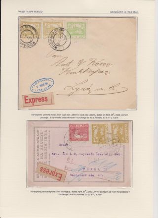 HRADCANY - POSTAL USE OF THE FIRST DRAWING – sheet 113