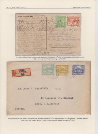 HRADCANY - POSTAL USE OF THE FIRST DRAWING – sheet 124