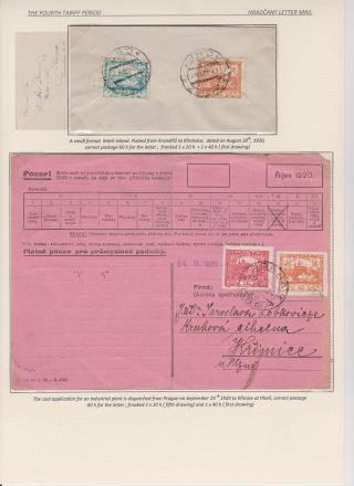HRADCANY - POSTAL USE OF THE FIRST DRAWING – sheet 125