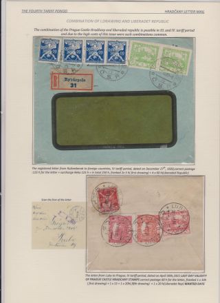 HRADCANY - POSTAL USE OF THE FIRST DRAWING – sheet 128