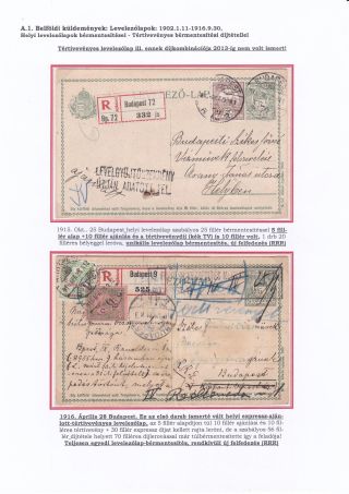 POŠTOVNÍ HISTORIE UHERSKÉHO KRÁLOVSTVÍ 1900-1918 - DOPISY, DOPISNICE - maďarsky – list 6