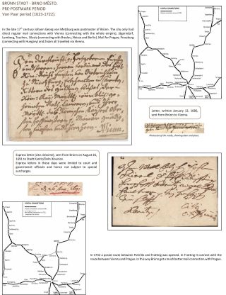POŠTOVNÍ HISTORIE BRNA DO ROKU 1875 – list 3