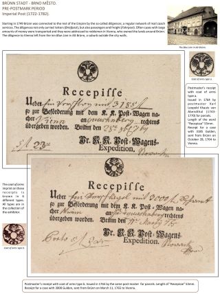 POŠTOVNÍ HISTORIE BRNA DO ROKU 1875 – list 4