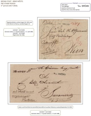 POŠTOVNÍ HISTORIE BRNA DO ROKU 1875 – list 17