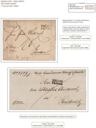 POŠTOVNÍ HISTORIE BRNA DO ROKU 1875 – list 28