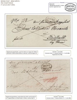 POŠTOVNÍ HISTORIE BRNA DO ROKU 1875 – list 29