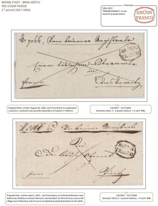 POŠTOVNÍ HISTORIE BRNA DO ROKU 1875 – list 30