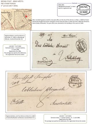 POŠTOVNÍ HISTORIE BRNA DO ROKU 1875 – list 33