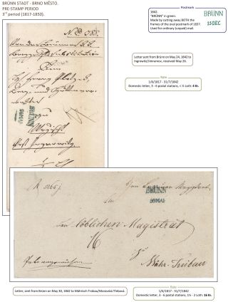 POŠTOVNÍ HISTORIE BRNA DO ROKU 1875 – list 39