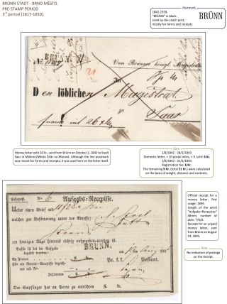 POŠTOVNÍ HISTORIE BRNA DO ROKU 1875 – list 40
