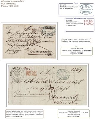 POŠTOVNÍ HISTORIE BRNA DO ROKU 1875 – list 41