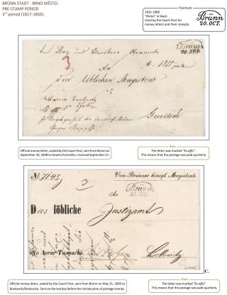 POŠTOVNÍ HISTORIE BRNA DO ROKU 1875 – list 45