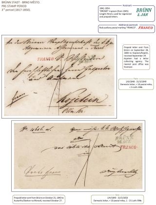 POŠTOVNÍ HISTORIE BRNA DO ROKU 1875 – list 46