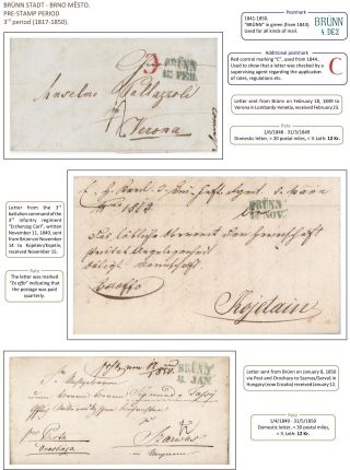 POŠTOVNÍ HISTORIE BRNA DO ROKU 1875 – list 48