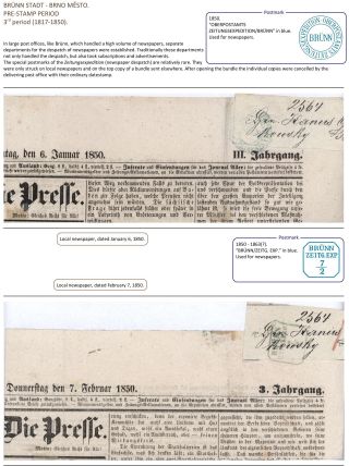 POŠTOVNÍ HISTORIE BRNA DO ROKU 1875 – list 50