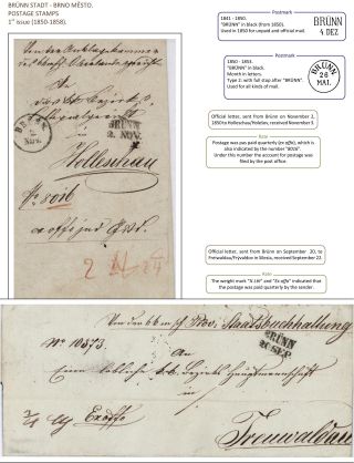 POŠTOVNÍ HISTORIE BRNA DO ROKU 1875 – list 52