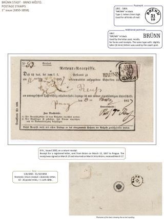 POŠTOVNÍ HISTORIE BRNA DO ROKU 1875 – list 60
