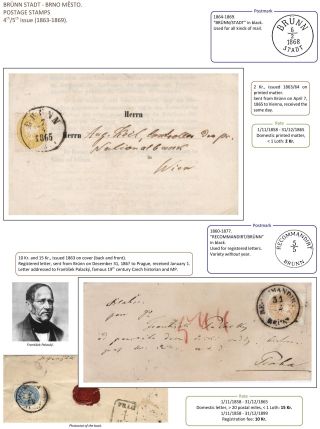 POŠTOVNÍ HISTORIE BRNA DO ROKU 1875 – list 70