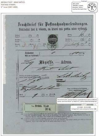 POŠTOVNÍ HISTORIE BRNA DO ROKU 1875 – list 79