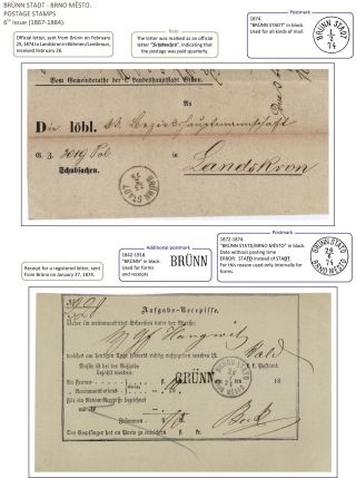 POŠTOVNÍ HISTORIE BRNA DO ROKU 1875 – list 80