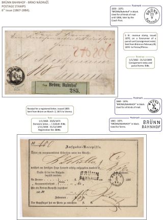 POŠTOVNÍ HISTORIE BRNA DO ROKU 1875 – list 92