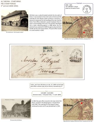 POŠTOVNÍ HISTORIE BRNA DO ROKU 1875 – list 95