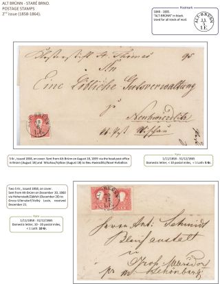 POŠTOVNÍ HISTORIE BRNA DO ROKU 1875 – list 98