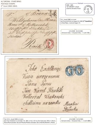 POŠTOVNÍ HISTORIE BRNA DO ROKU 1875 – list 99
