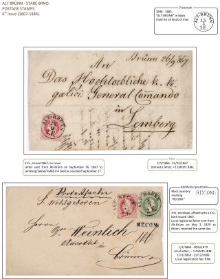 POŠTOVNÍ HISTORIE BRNA DO ROKU 1875 – list 102