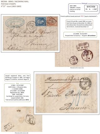 POŠTOVNÍ HISTORIE BRNA DO ROKU 1875 – list 118