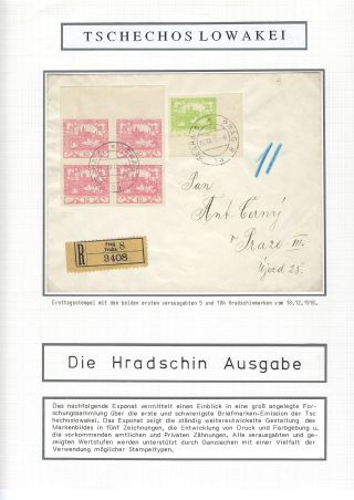ČESKOSLOVENSKO - VYDÁNÍ HRADČANY – list 1