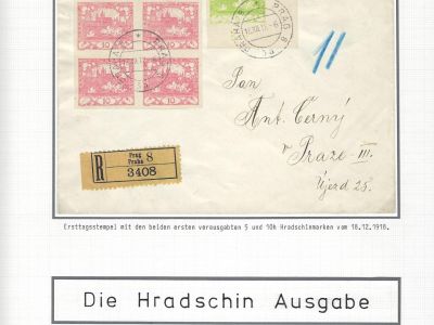 CZECHOSLOVAKIA - HRADCANY STAMPS ISSUE