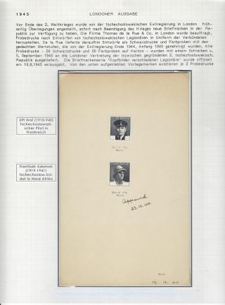MODERN CZECHOSLOVAKIA, HIGHLIGHTS OF THE STAMP ISSUES 1943-1983 – sheet 3