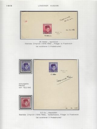 MODERN CZECHOSLOVAKIA, HIGHLIGHTS OF THE STAMP ISSUES 1943-1983 – sheet 4